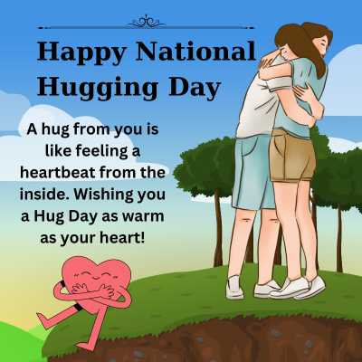 Hug Day Greeting Card Messages For Husband