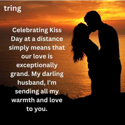 Kiss Day Wishes for Long-Distance Relationships for Husband