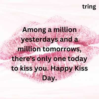 Kiss Day Wishes for Girlfriend