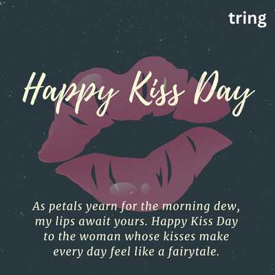 Kiss Day Wishes for Girlfriend