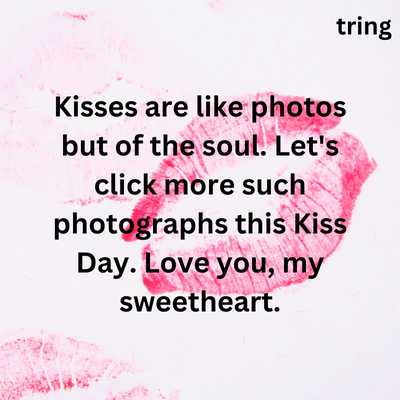 Kiss Day WhatsApp Wishes for Girlfriend