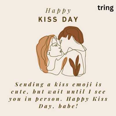Kiss Day Wishes For Boyfriend on WhatsApp
