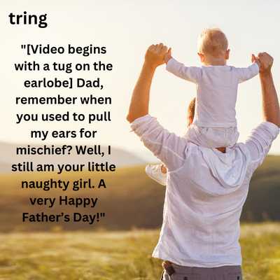 Video Messages Wishes For Fathers Day From Daughter  