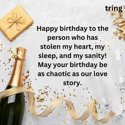 Funny Heart Touching Birthday Wishes for Love