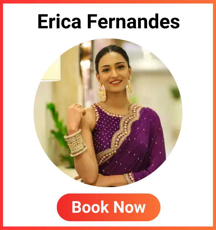 Book Erica Fernandes for Brand Promotion