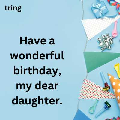 Short Birthday Wishes For Daughter