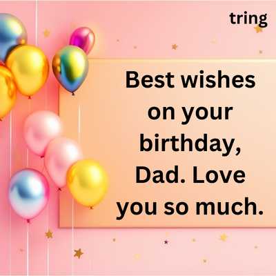 Short and Simple Birthday Wishes for Father