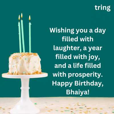 Happy Birthday Wishes For Bhaiya