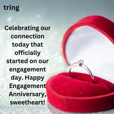 Engagement Anniversary Wishes To Wife on Whatsapp