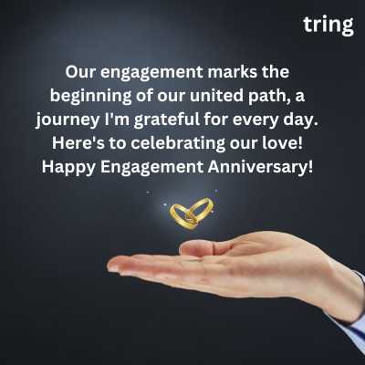 Greeting Card Engagement Anniversary Wishes To Wife 