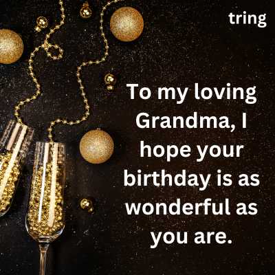 Short Birthday Message For Grandmother From Granddaughter