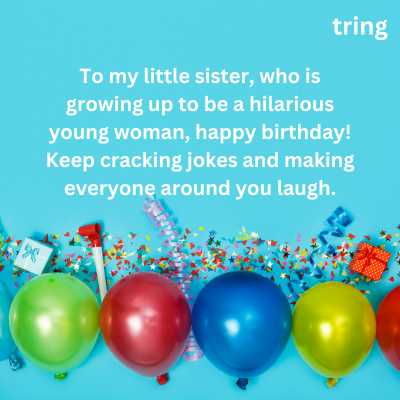 Short Birthday Wishes for Sister