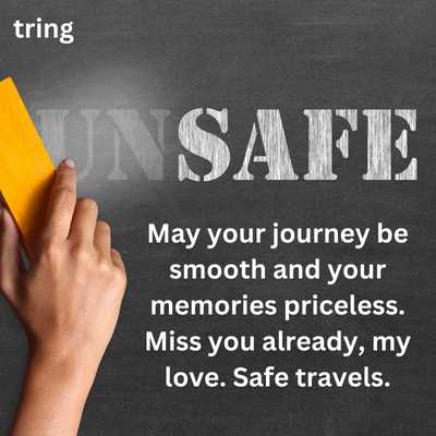 Safe Journey Wishes To Love