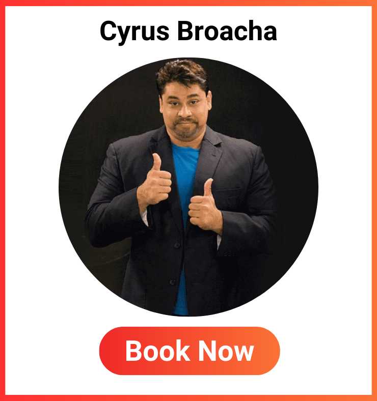 Book Cyrus Broacha for Networking Event