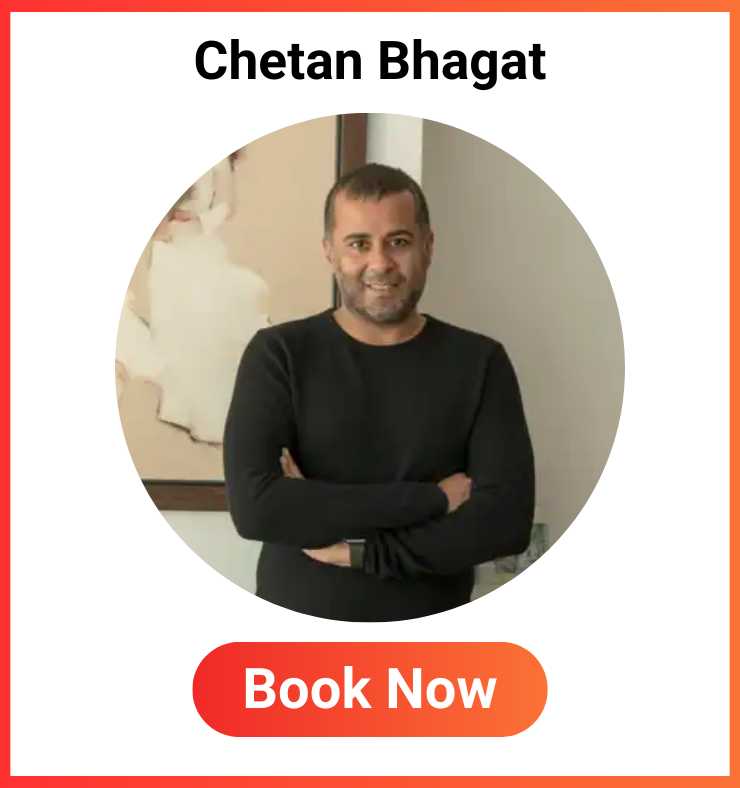 Book Chetan Bhagat For Networking Events