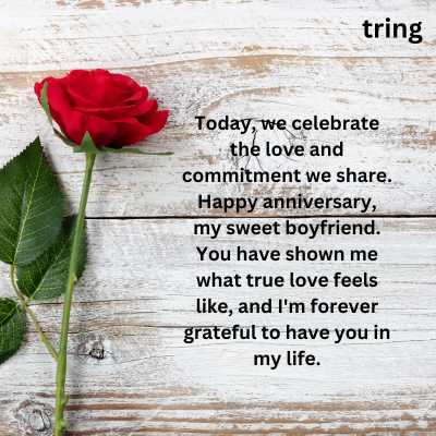 Happy Anniversary Bf Greeting Card Messages