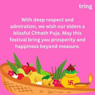 Happy Chhath Puja Wishes for Elders 