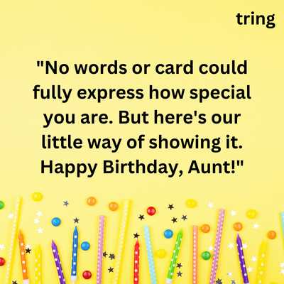 Birthday Card For Aunty