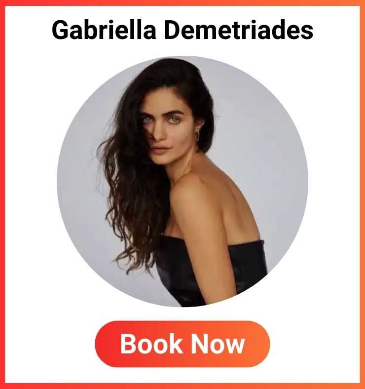 Book Gabriella Demetriades for Fashion Events in Hyderabad