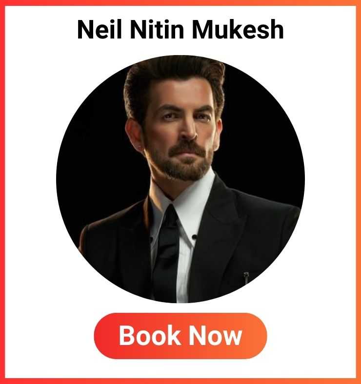 Book Neil Nitin Mukesh for event in Hyderabad