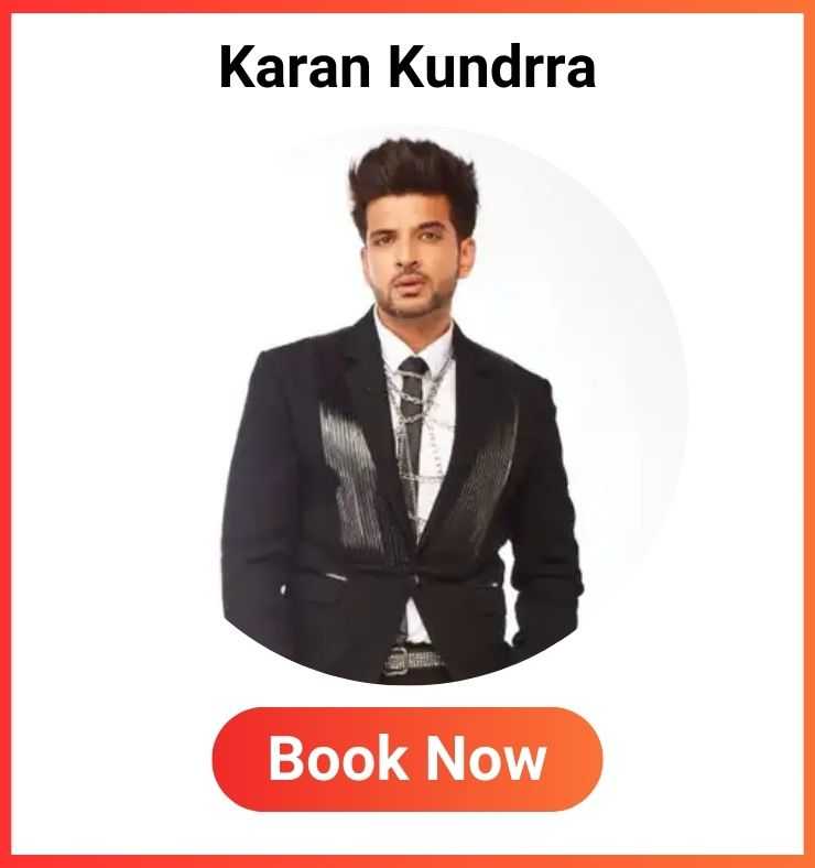 Book Karan Kundrra for event in Hyderabad