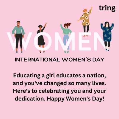 Women's Day Quotes for Teachers