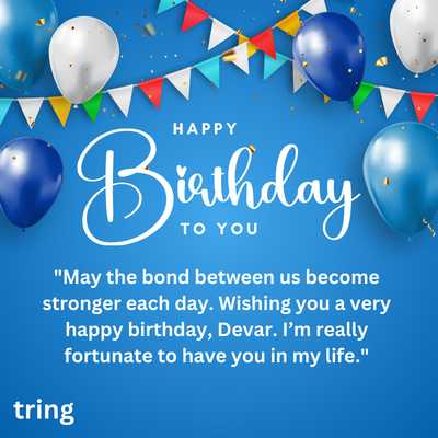 Emotional Birthday Wishes for Devar