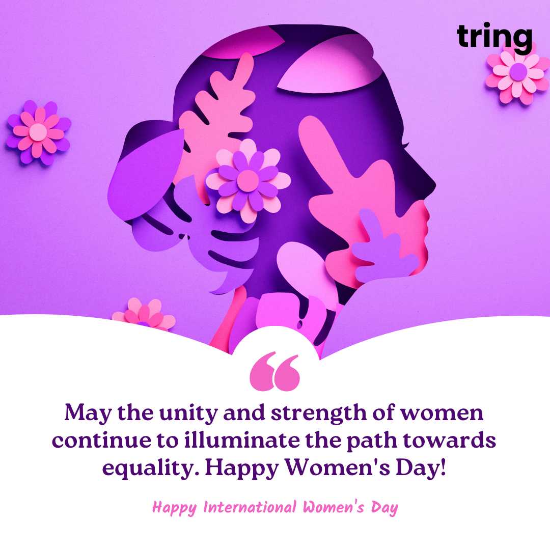 Women's Day image with vibrant colours