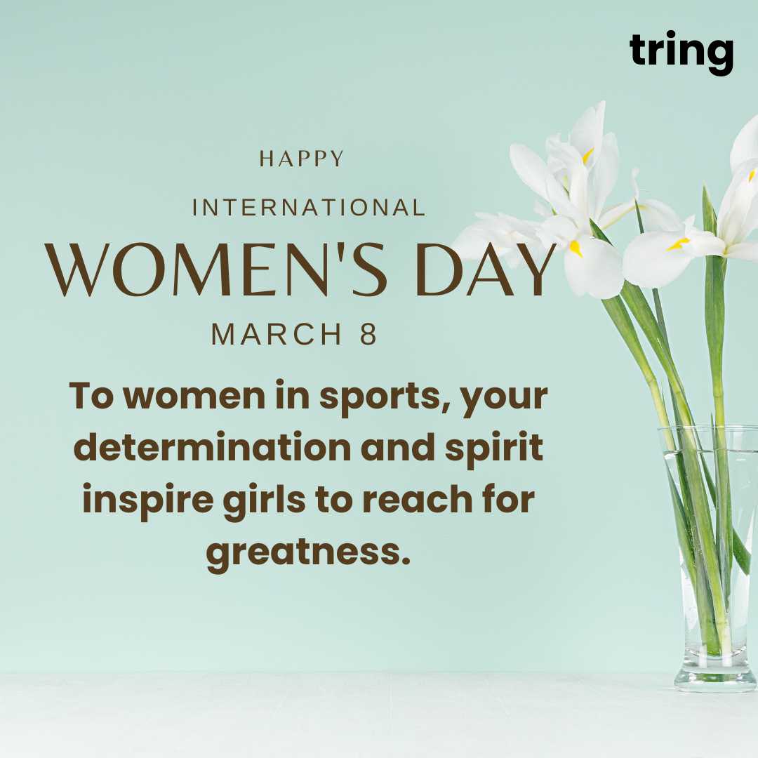 Women in sports - Women's Day image