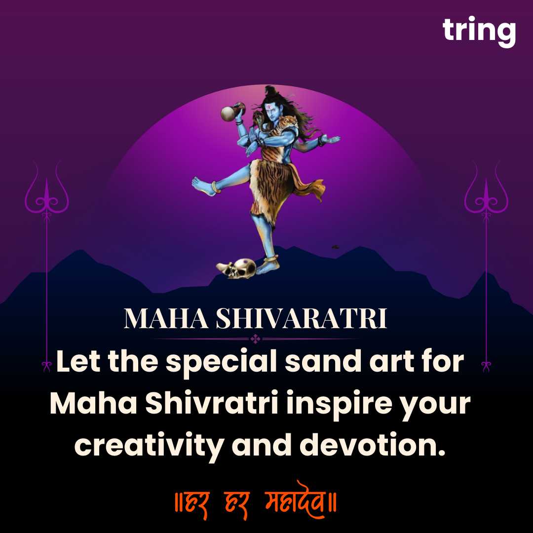 Maha Shivratri special sand art