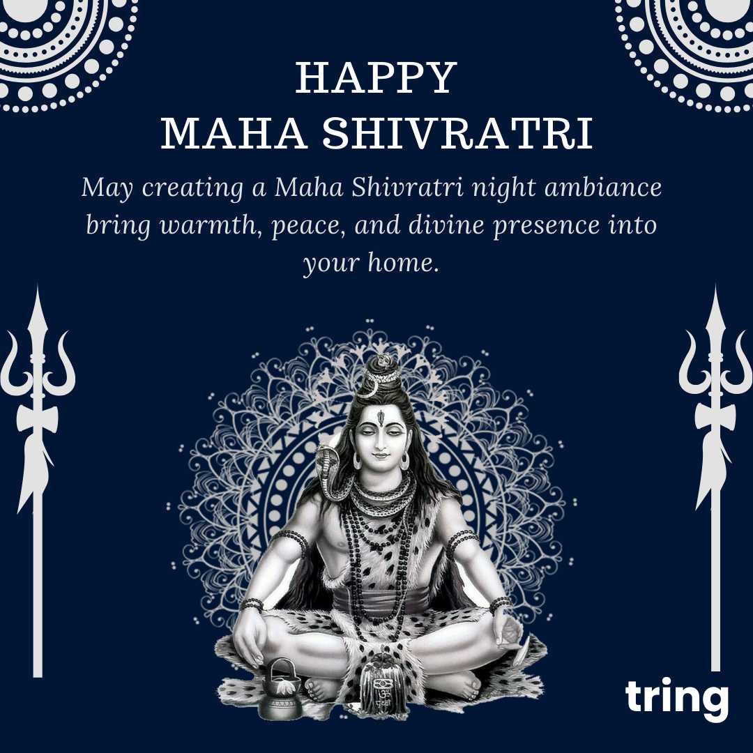 Creating Maha Shivratri night ambiance