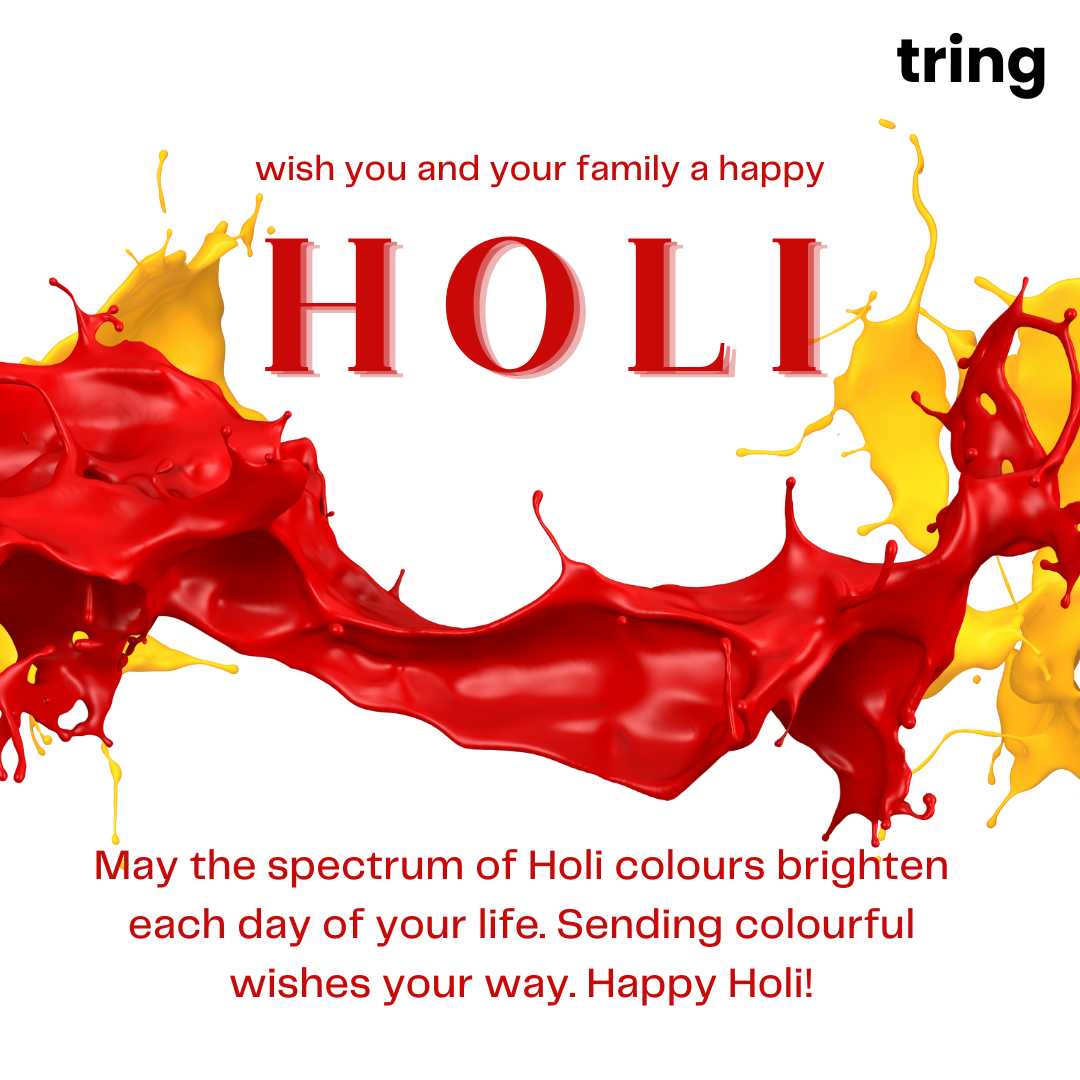 Spectrum of Holi brightening life