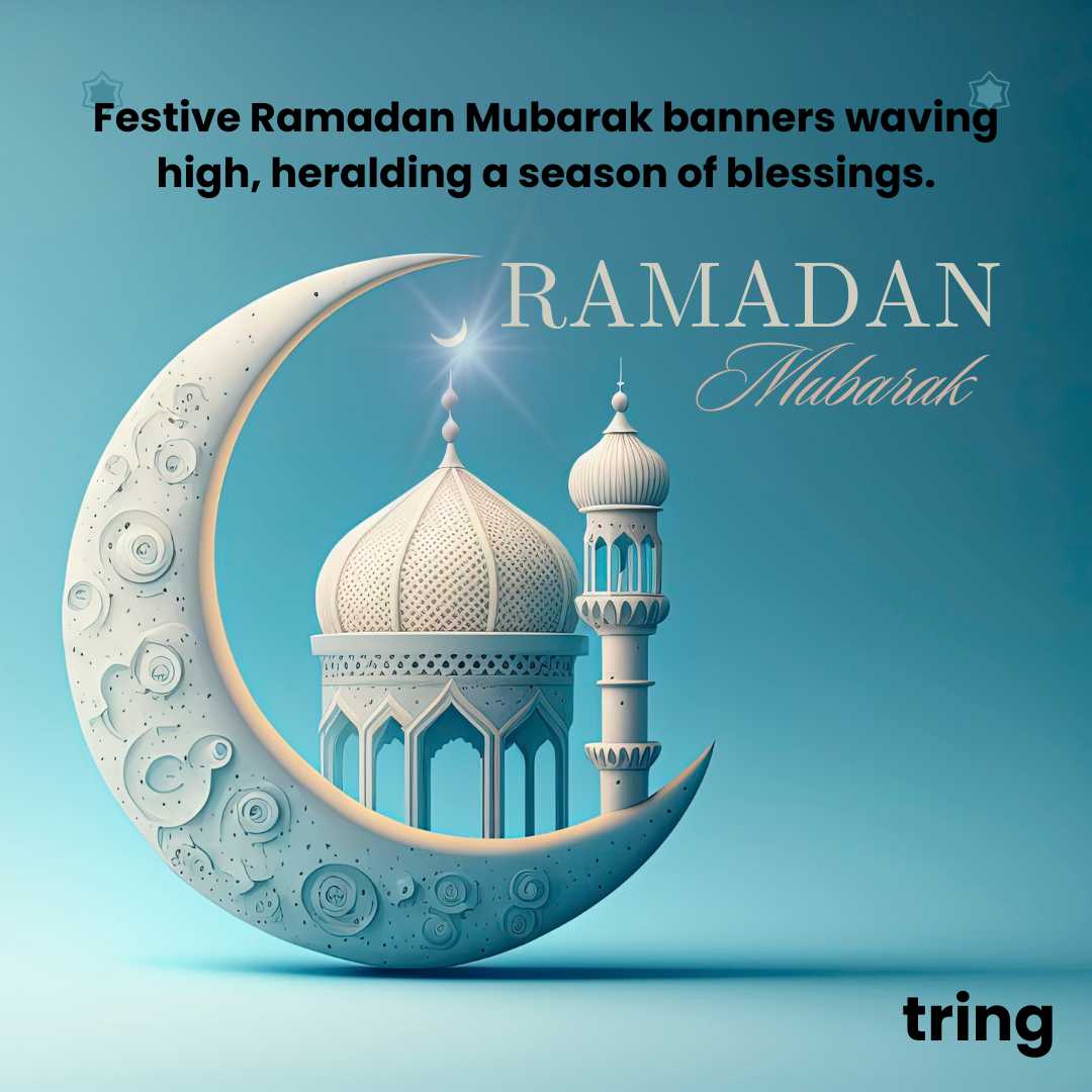 Festive Ramadan Mubarak banner