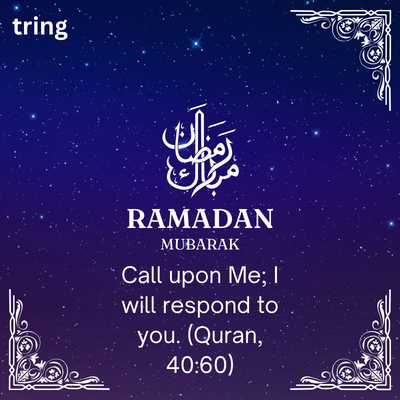 Ramadan Mubarak Sayings