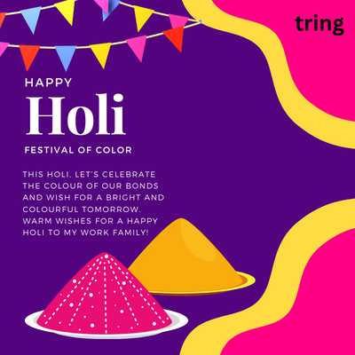 Holi Quotes for Colleagues