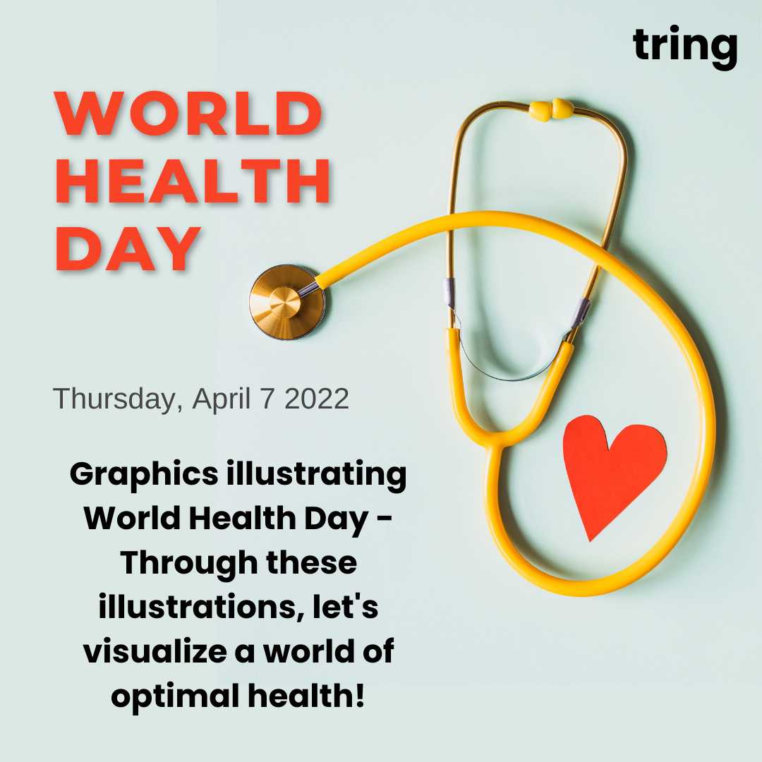 Graphics illustrating World Health Day