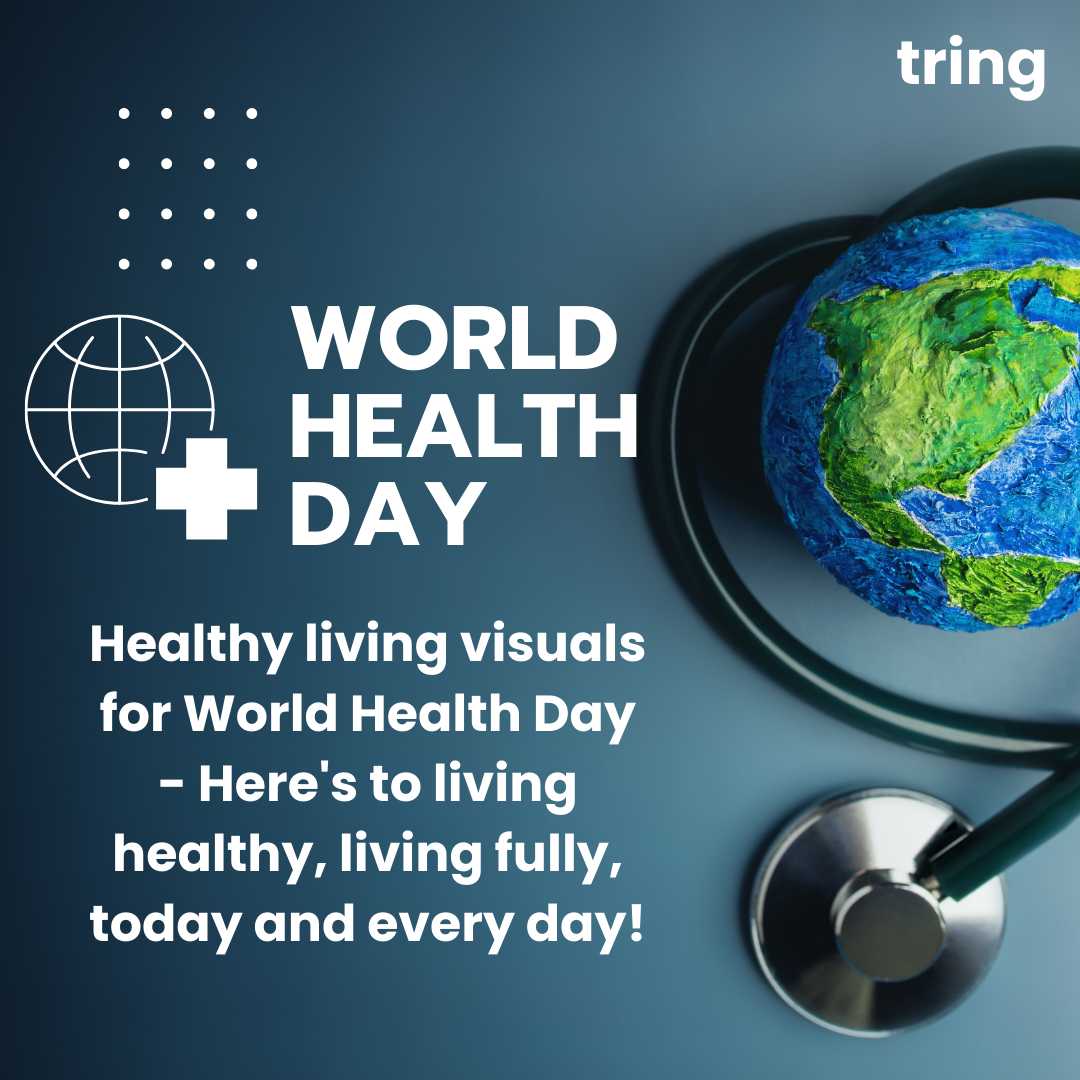 Healthy living visuals for World Health Day