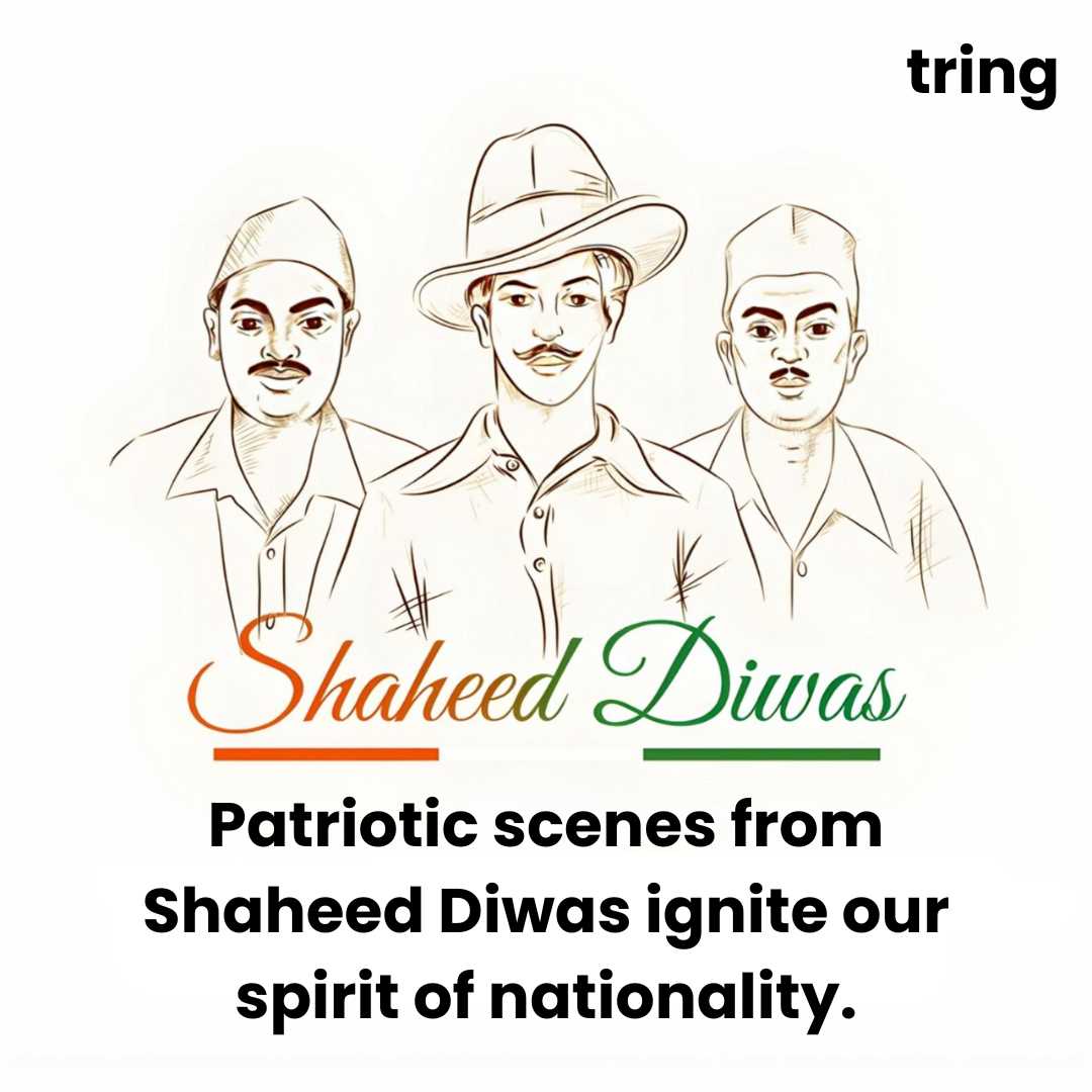 Patriotic scenes from Shaheed Diwas