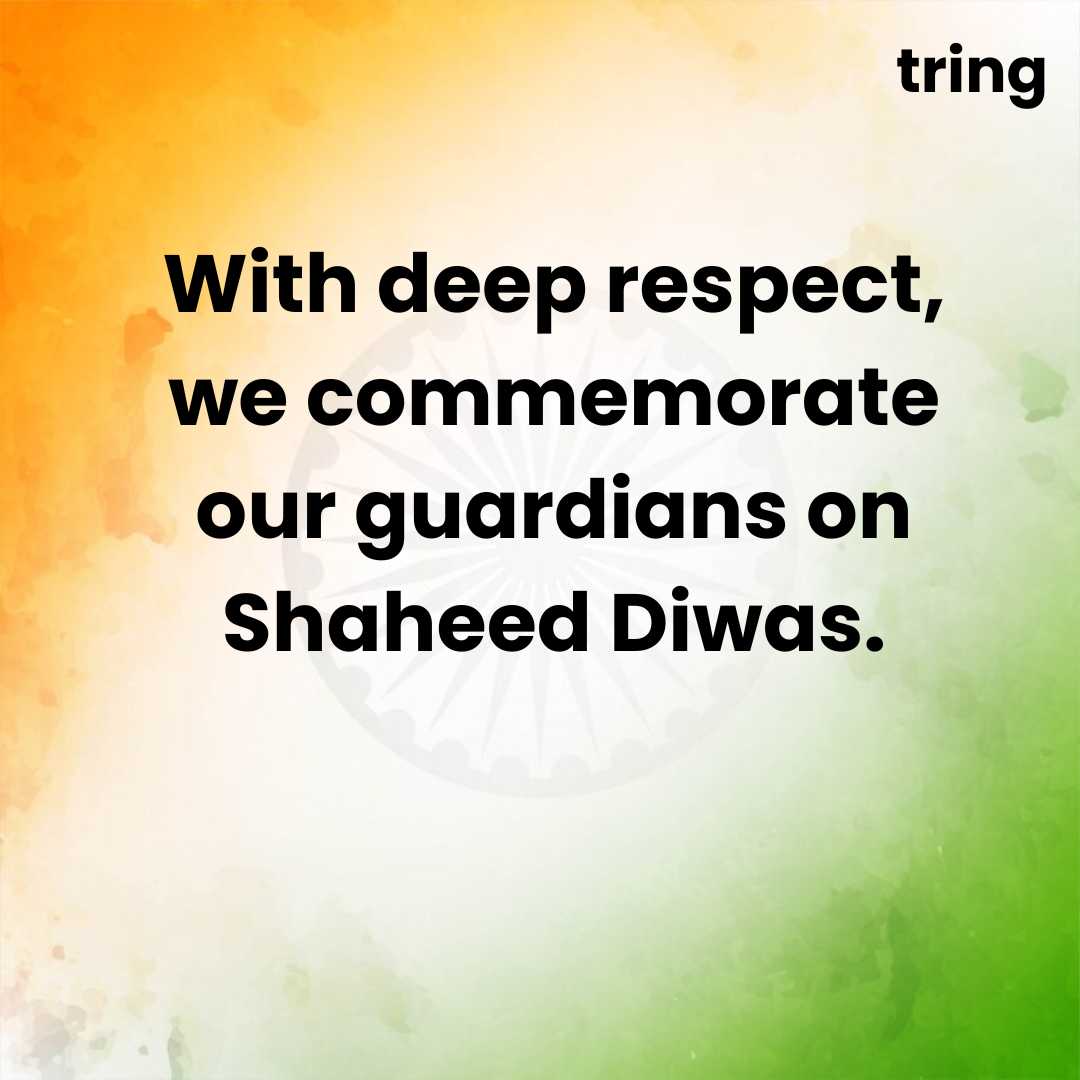 Shaheed Diwas respect and remembrance photos