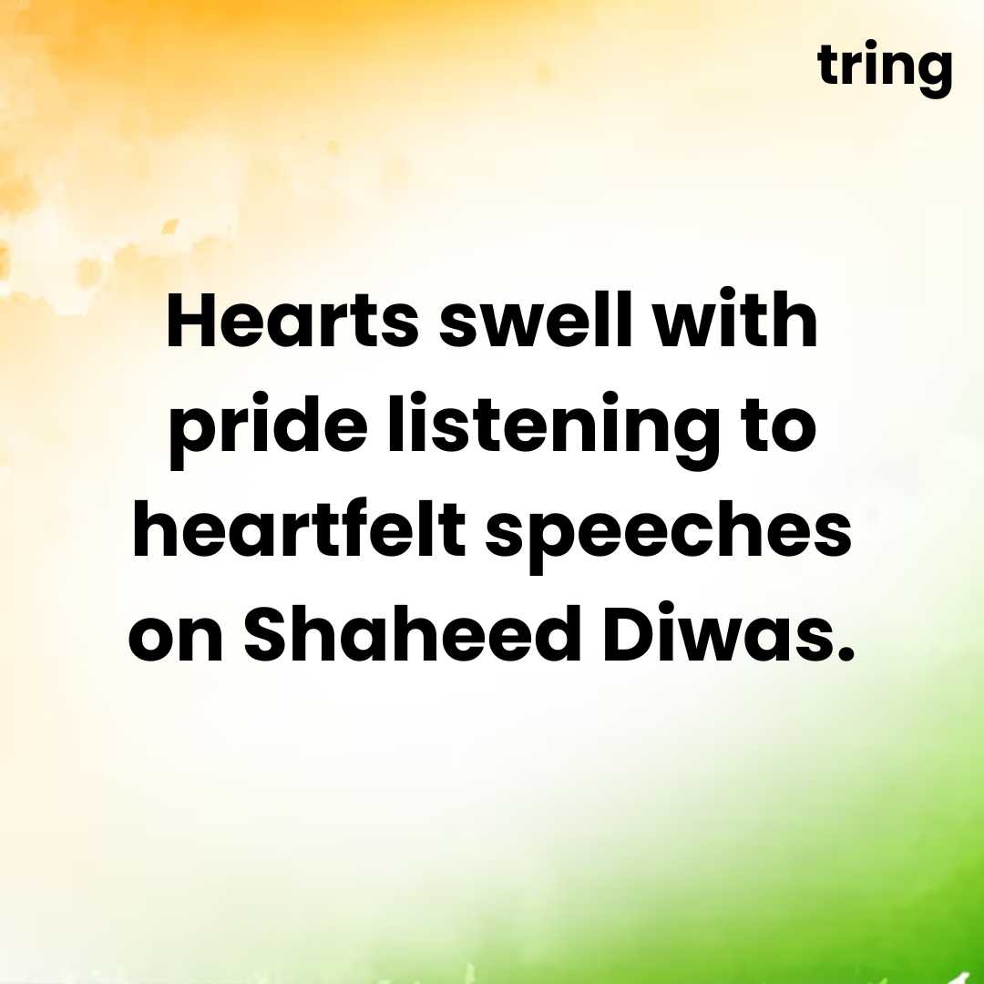 Shaheed Diwas images of heartfelt speeches