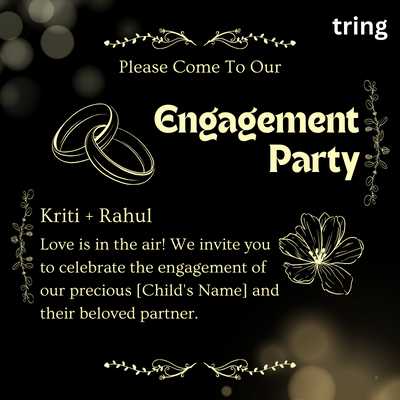 Simple Engagement Invitation Messages From Parents