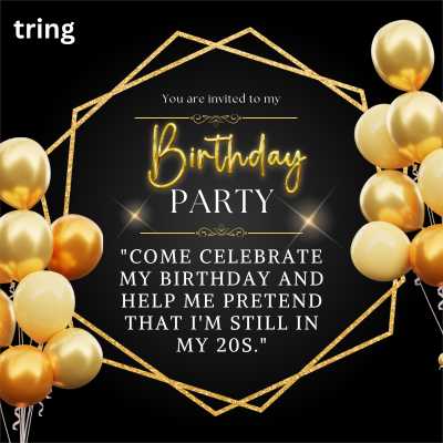 Funny Birthday Invitation Messages For Adults