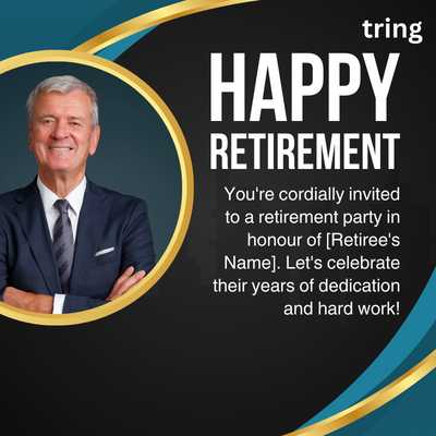 Work Retirement Party Invitation Wording