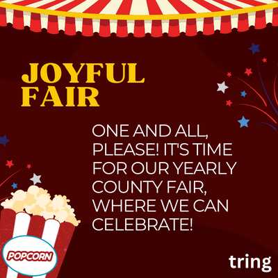 Joyful Fair Invitations