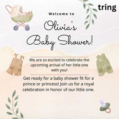 Unique Invitations for Baby Shower