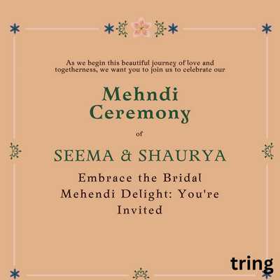 Best Mehndi Invitation Wording & Templates: A Complete Guide