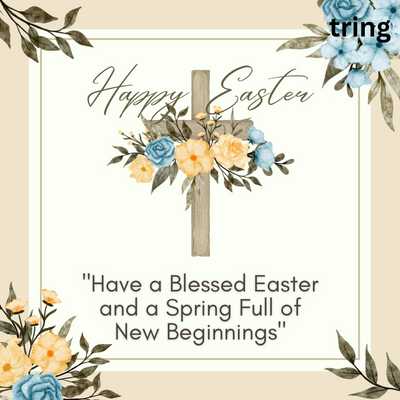 Blessed Easter new spring beginnings