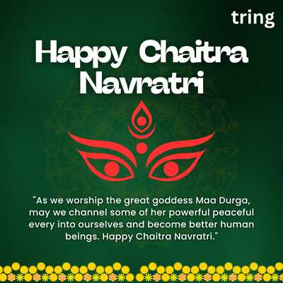 "Becoming better human beings this Chaitra Navratri 2024"