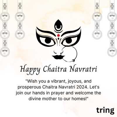 "Chaitra Navratri 2024 greetings for a vibrant celebration"