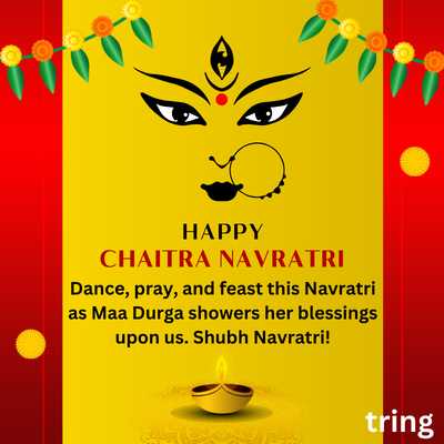 Dance pray feast Navratri wishes